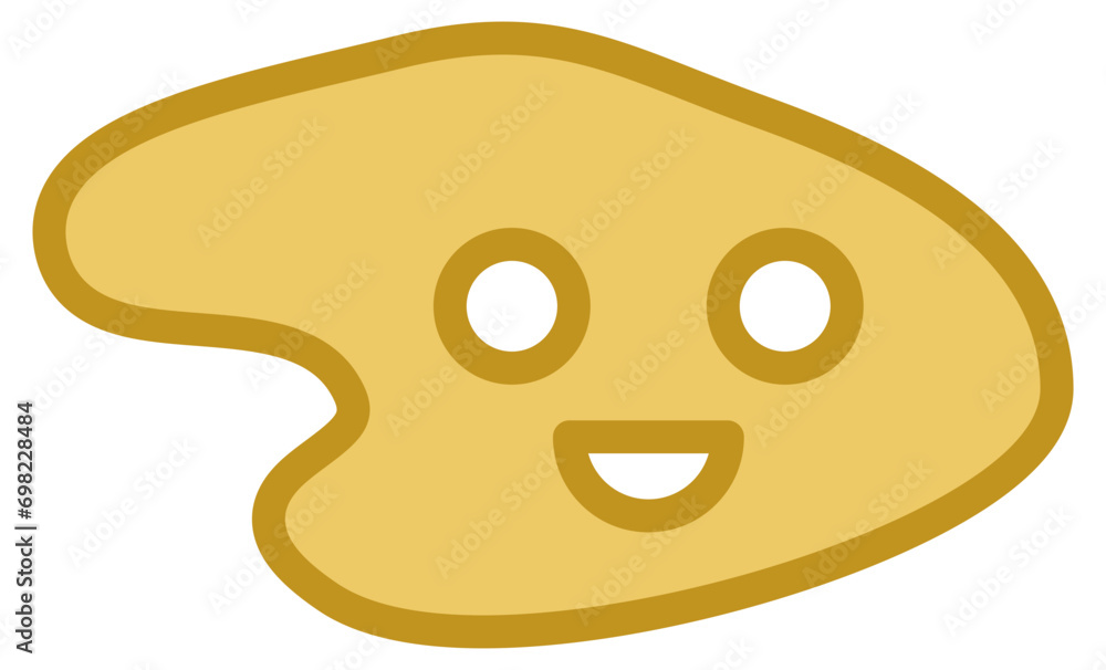 Fototapeta premium Smile shape icon. Vector illustration.