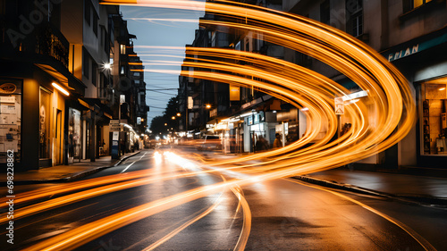 Abstract blurred colorful l...