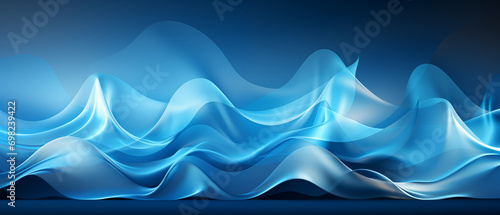 Perfect shape aesthetic, colorful background with abstract shape glowing in u...