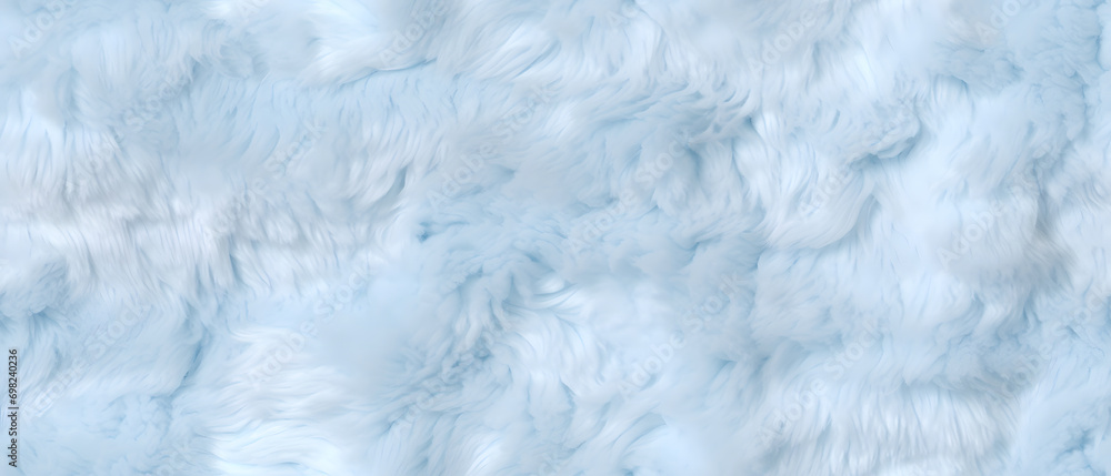 Long blue fur. Seamless background or texture. Long blue fur. Seamless background or texture.