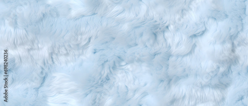 Long blue fur. Seamless background or texture.