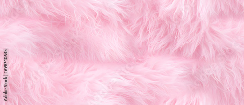 Long pink fur. Seamless background or texture.