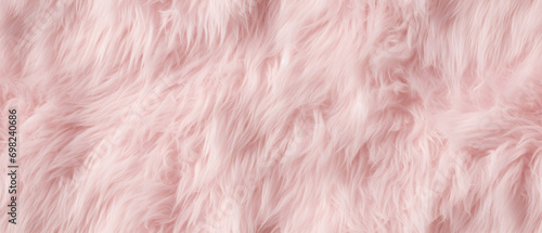 Long pink fur. Seamless bac...