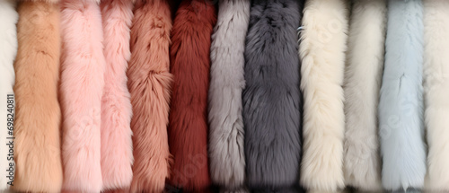 Long colorful spectrum fur....