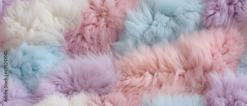 Long colorful spectrum fur....
