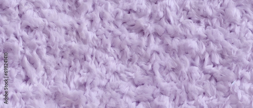 Long violet purple fur. Sea...