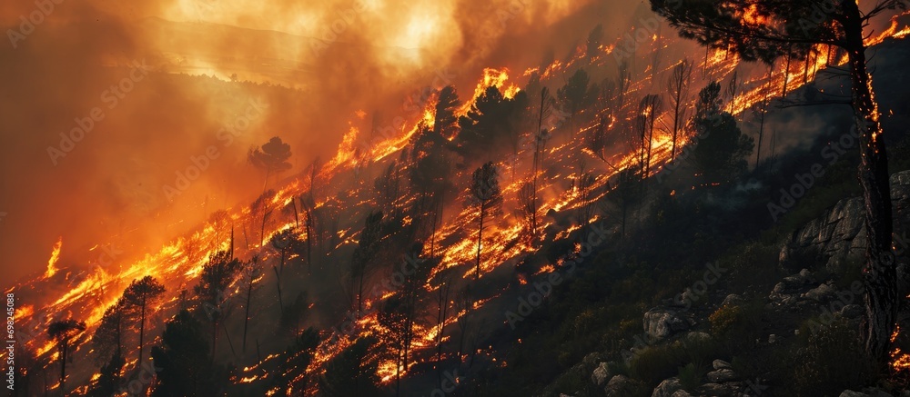 Leon's Castrocontrigo wildfire began on August 19, 2012.