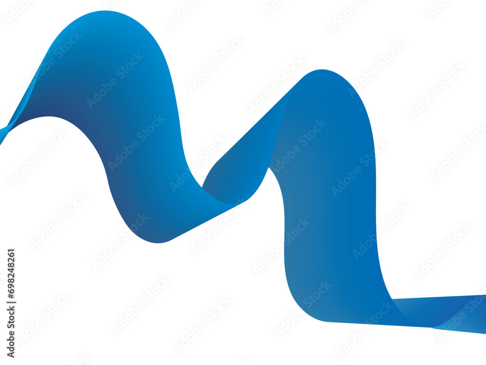 Vector abstract 3d design gradient Snake wavy blend lines art of fluid like geometric shape Vector abstract 3d design gradient Snake wavy blend lines art of fluid like geometric shape