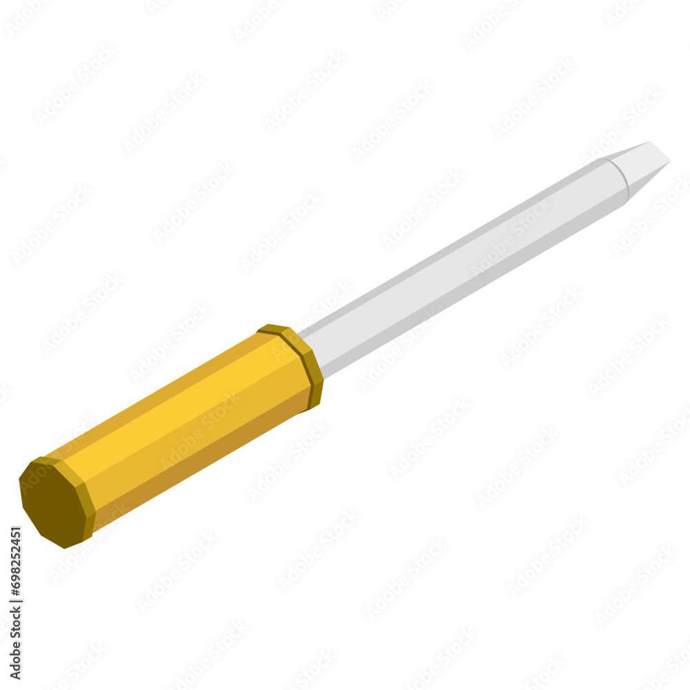 Isometric Screwdriver Isometric Screwdriver