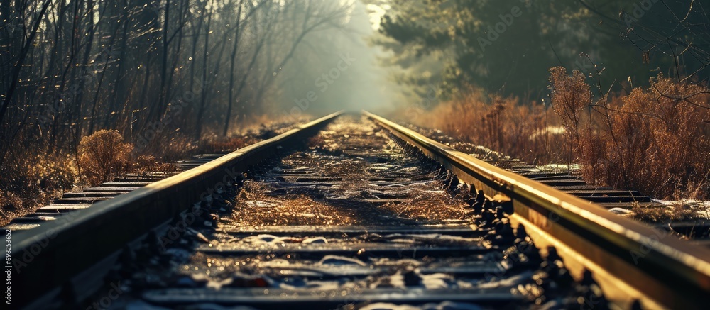 Naklejka premium Rails - concise.