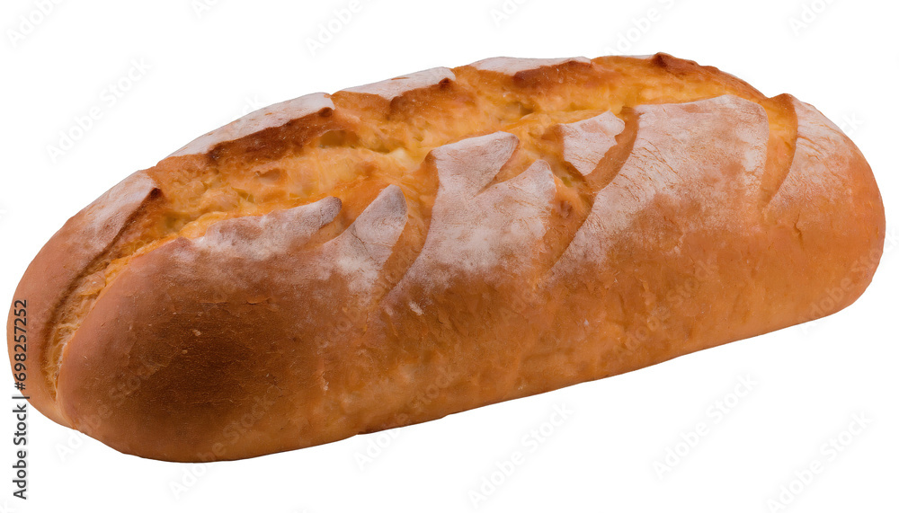 Delicious loaf of fresh bread - isolated on transparent background Delicious loaf of fresh bread - isolated on transparent background
