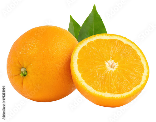  delicious orange fruits - isolated on transparent background