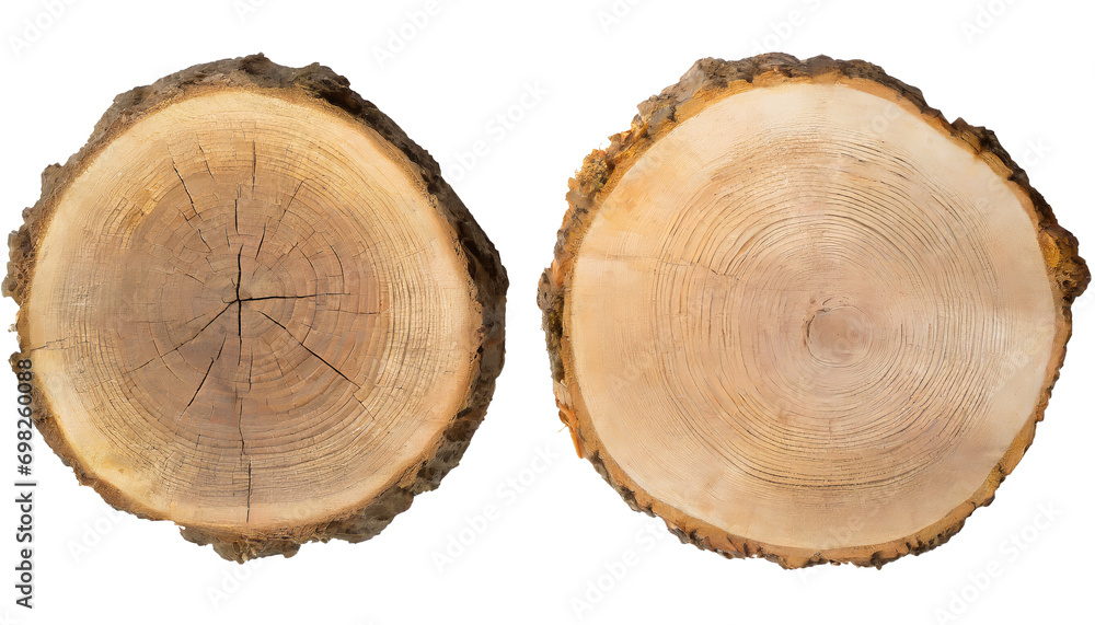 Fototapeta premium Tree stump - isolated on transparent background