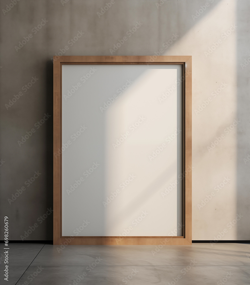 Modern home mockup interior background, 3d render Generative AI
Modern home mockup interior background, 3d render Generative AI