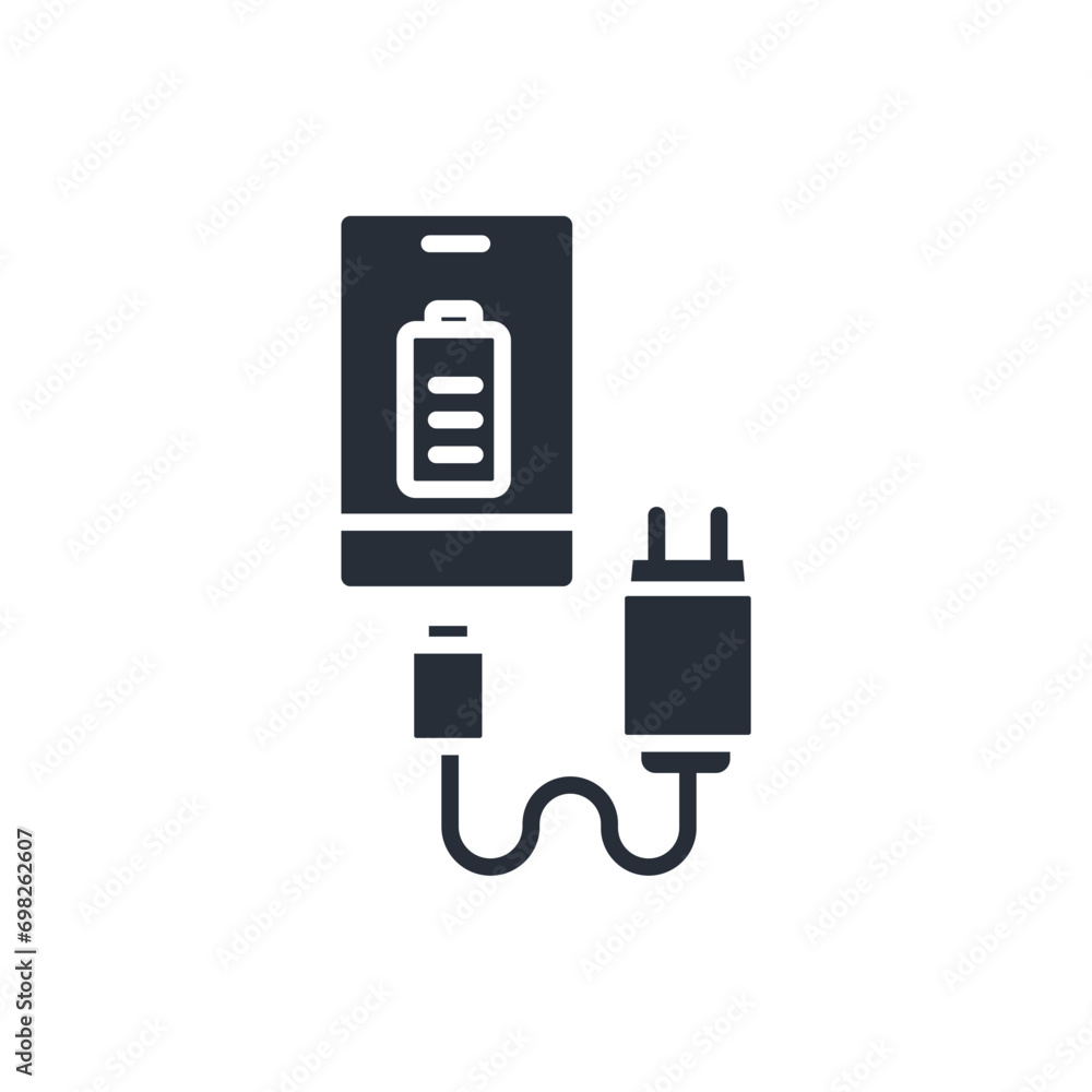 charge phone icon. vector.Editable stroke.linear style sign for use web design,logo.Symbol illustration. charge phone icon. vector.Editable stroke.linear style sign for use web design,logo.Symbol illustration.