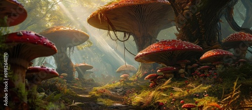 Fascinating Mushroom Realm Exploration photo