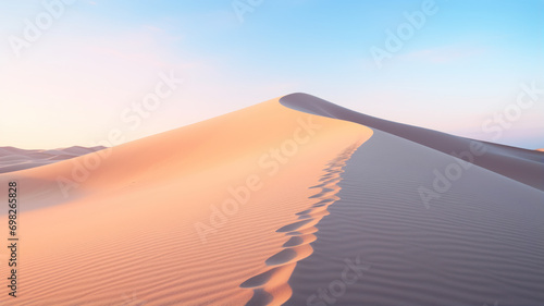 Minimalist Desert Landscape  Close-Up View