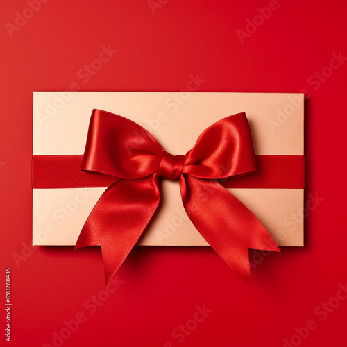 gift card with ribbon