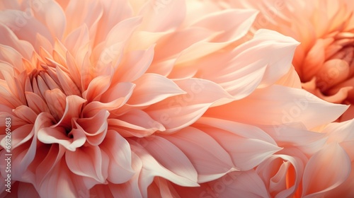  a close up of a pink flower with a blurry image of the center of the flower in the background. © Anna