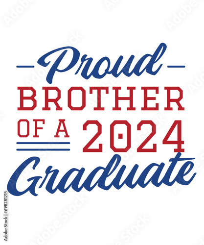 Proud Brother of a Graduate 2024 t-shirt