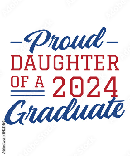 Proud Daughter of a Graduate 2024 t-shirt