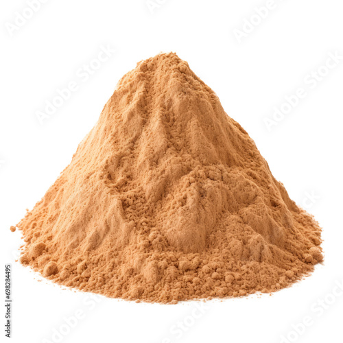 Sand pile isolated on transparent background. AI generated. PNG