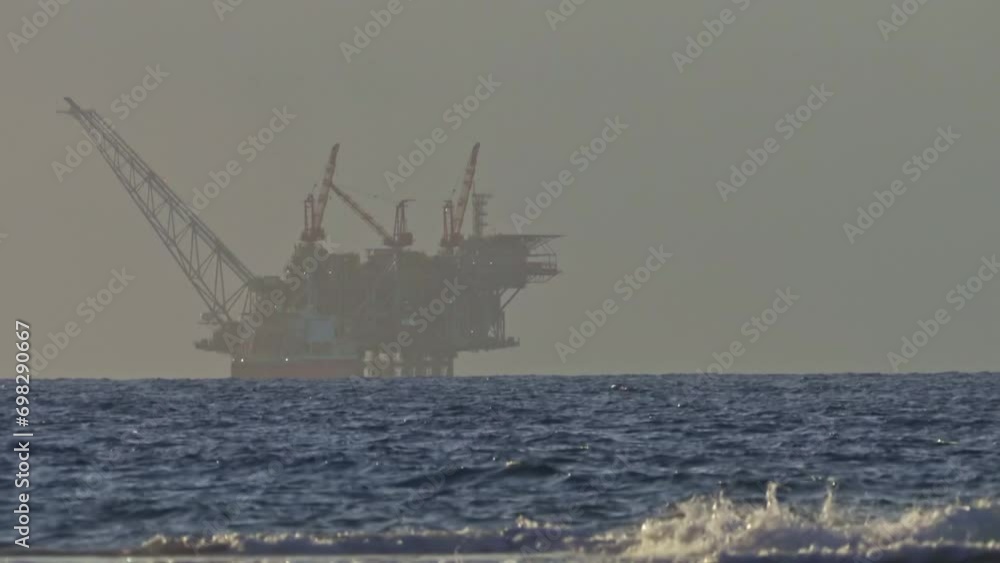 The Leviathan gas field, Israel, 2023
Gas field in the Mediterranean sea, Israel, long shot
The Leviathan gas field, Israel, 2023
Gas field in the Mediterranean sea, Israel, long shot