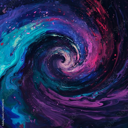 Beyond Space and Time: Futuristic Abstractions of Cosmic Waves
