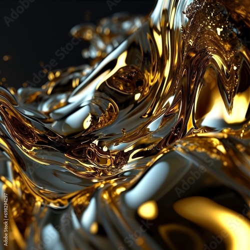 Reflective Fusion: Sophisticated Metallic Fluidity