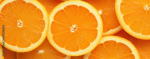 fresh orange slices background