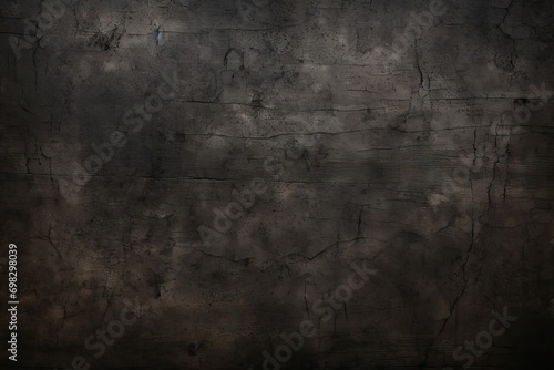 Simple Black Grunge Background Texture created with Generative AI Technology