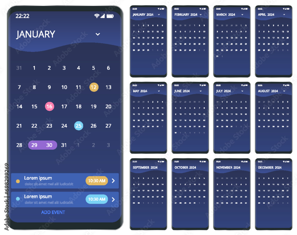Calendar Planner For 2024 Calendar For 2024 Year Smartphone With A calendar-planner-for-2024-calendar-for-2024-year-smartphone-with-a