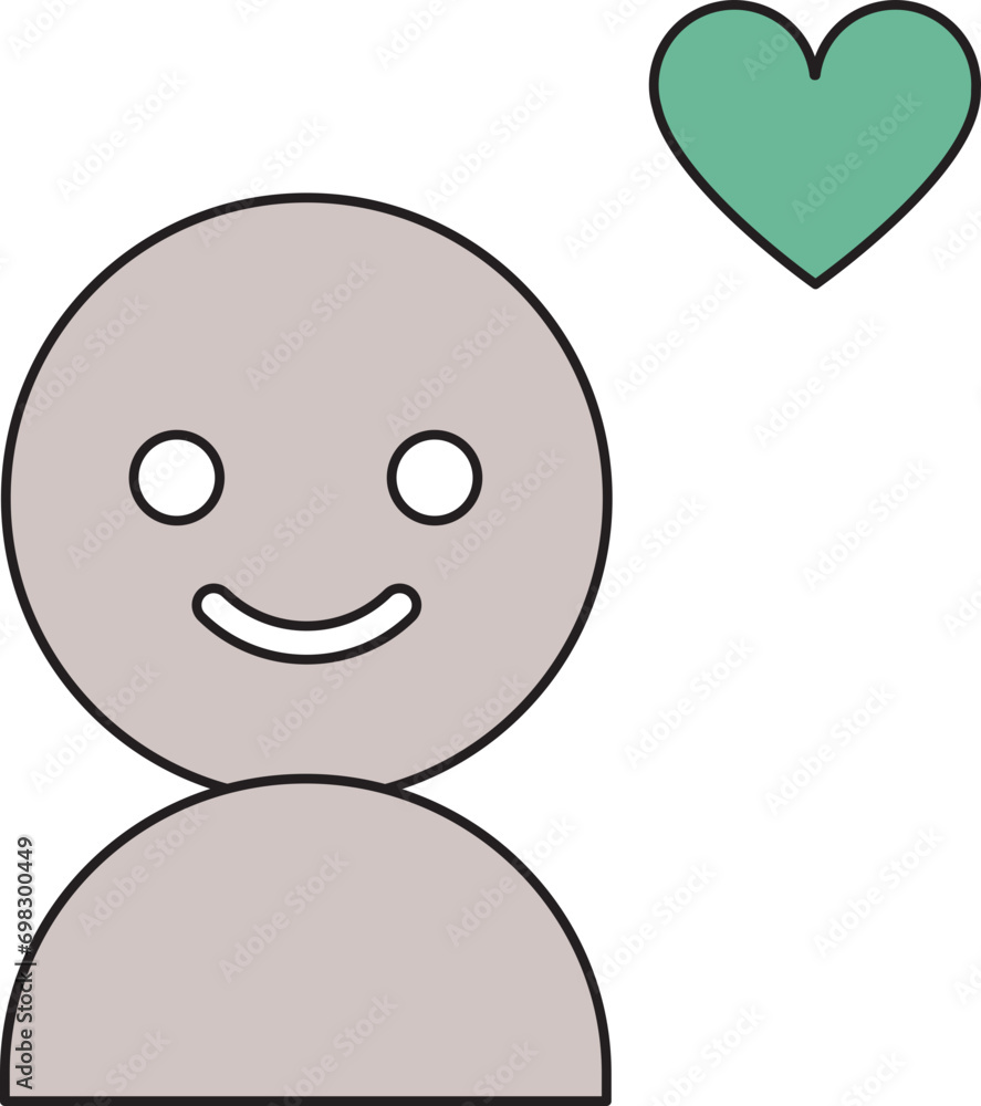 Fototapeta premium profile icon 