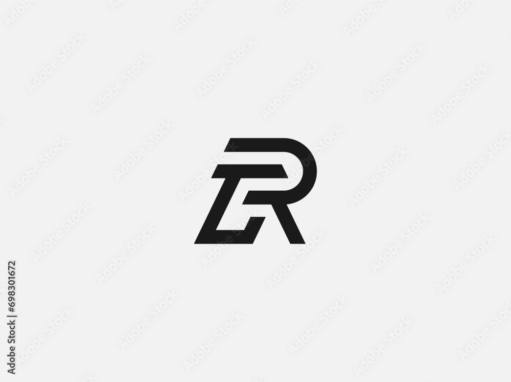 Vector letter GR monogram logo design vector illustration Vector letter GR monogram logo design vector illustration