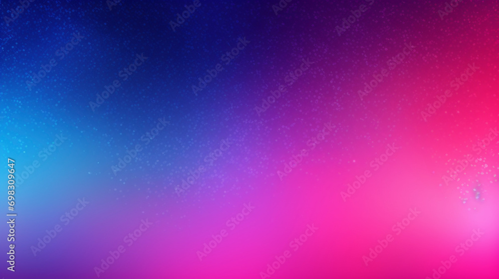 Fototapeta premium Retro magenta pink blue orange vibrant colors psychodelic grainy gradient abstract background, colorful header poster design, noise texture wallpaper