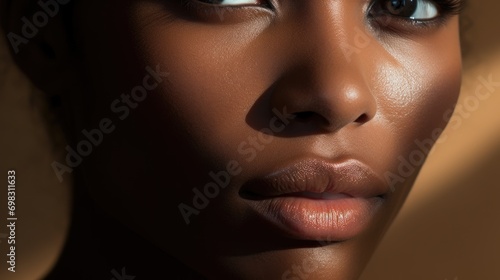 African American girl. portrait of a woman