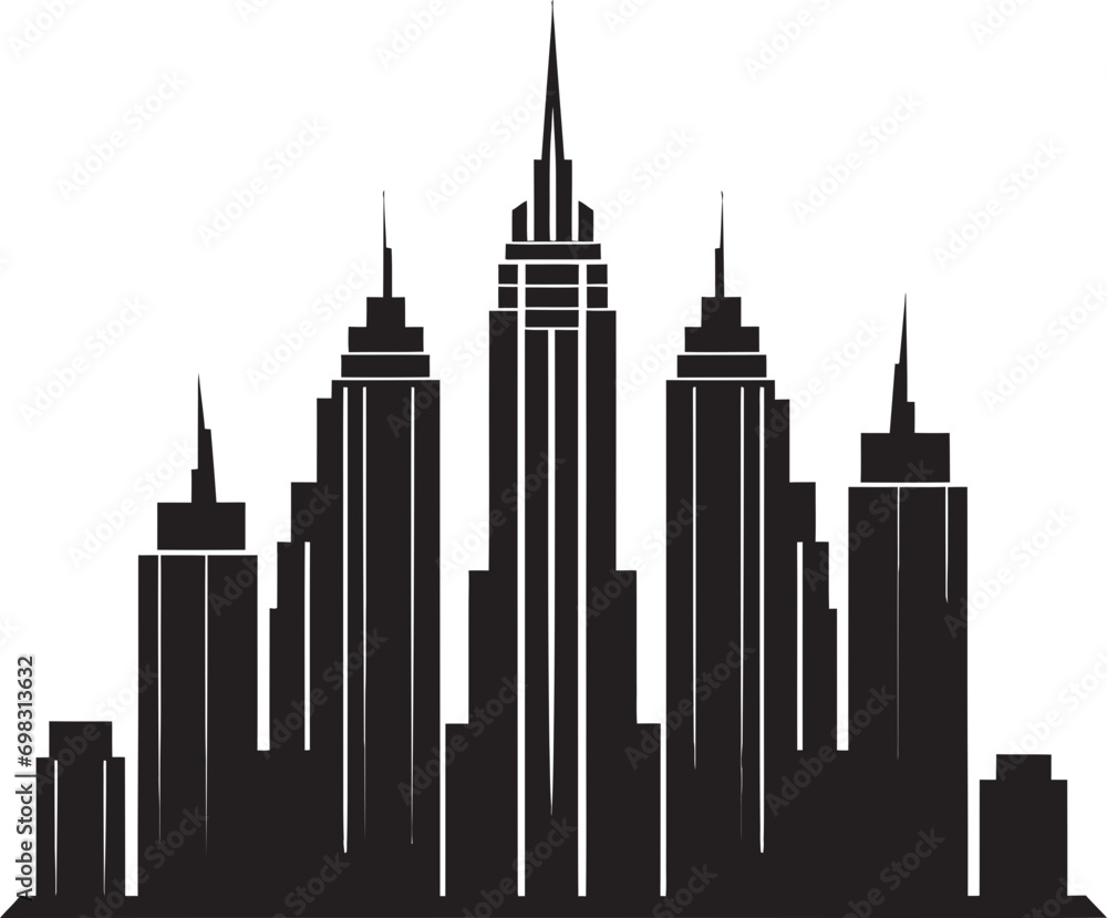 Skyline Multifloor Design Multifloor Vector Logo Icon Metropolitan Heights Sketch Cityscape Building in Vector Icon Skyline Multifloor Design Multifloor Vector Logo Icon Metropolitan Heights Sketch Cityscape Building in Vector Icon
