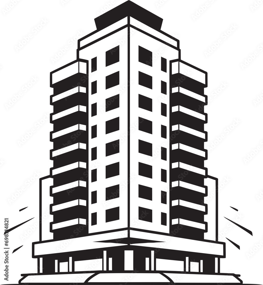 Skyline Marvel Multifloral City Building Vector Icon Metropolitan Essence Multifloor Cityscape Vector Logo Design Skyline Marvel Multifloral City Building Vector Icon Metropolitan Essence Multifloor Cityscape Vector Logo Design