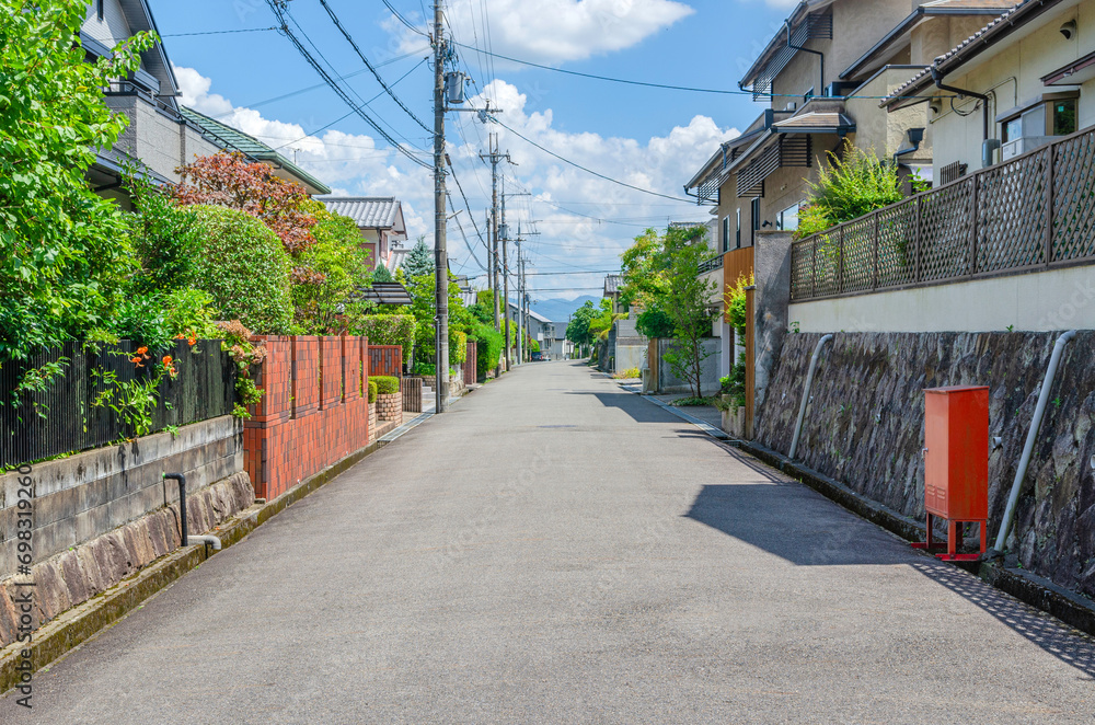 住宅街の道路