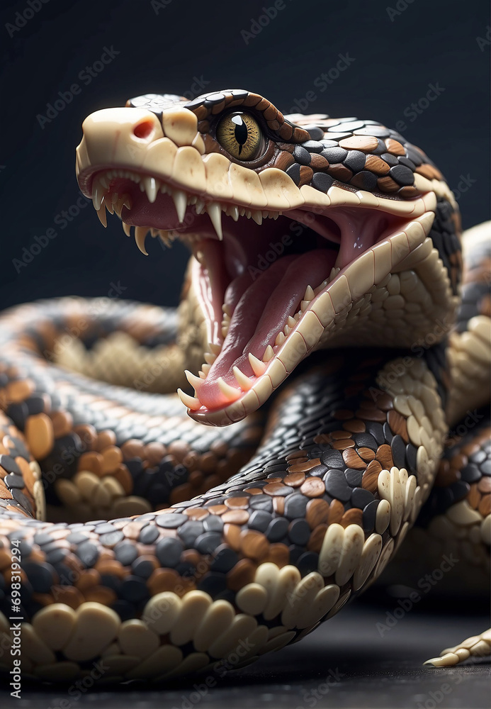 predatory snake, beautiful poisonous snake predatory snake, beautiful poisonous snake