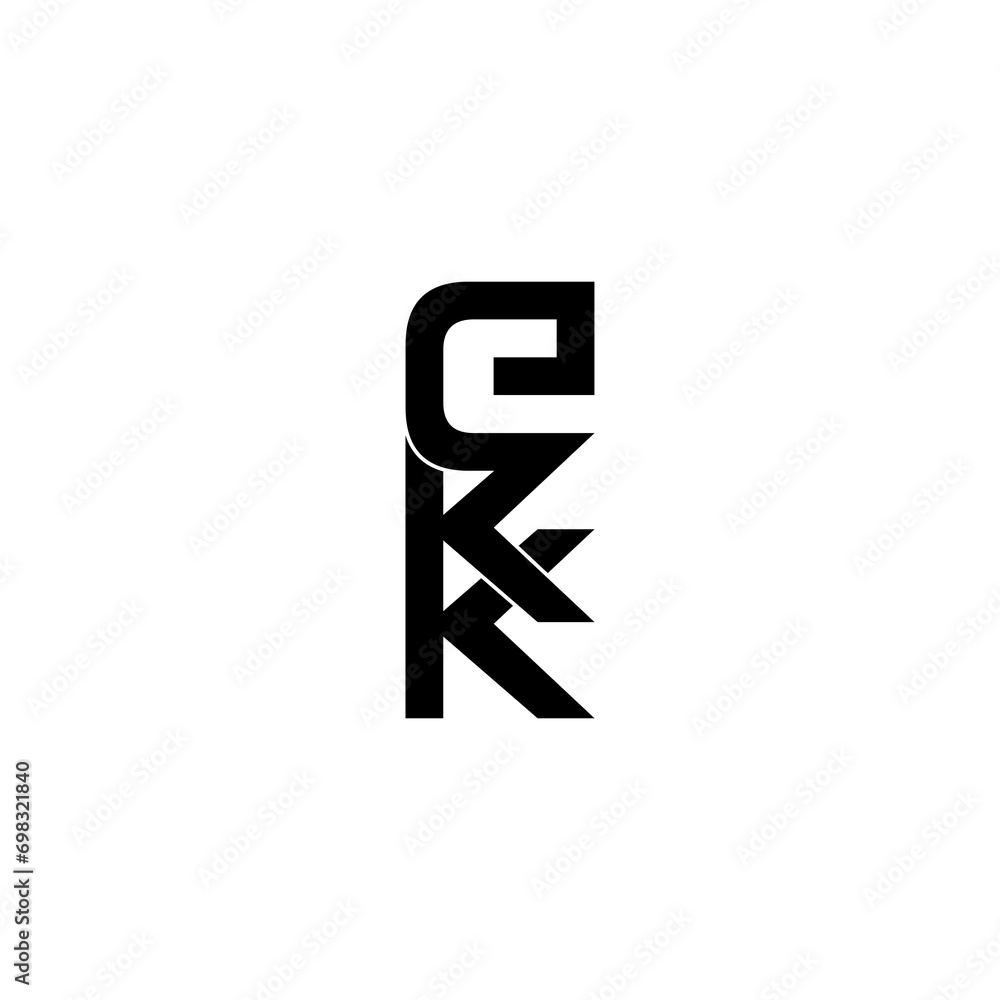 ekk lettering initial monogram logo design ekk lettering initial monogram logo design