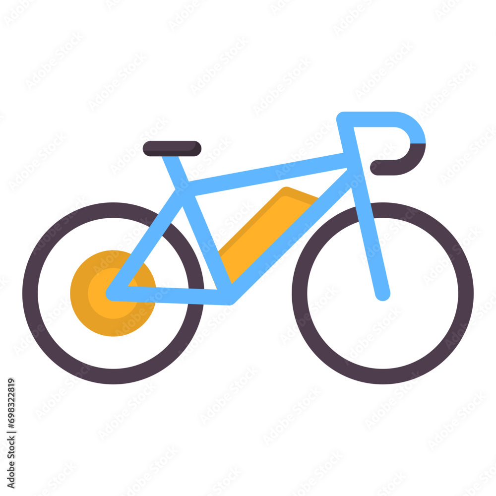 Electric bicycle icon Electric bicycle icon
