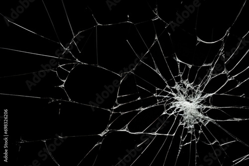 Broken Glass Grand Collection Effects Photo Overlays - A Range of Realistic Shattered and Cracked Glass Patterns for Dramatic and Artistic Photographic Compositions, Generated AI
