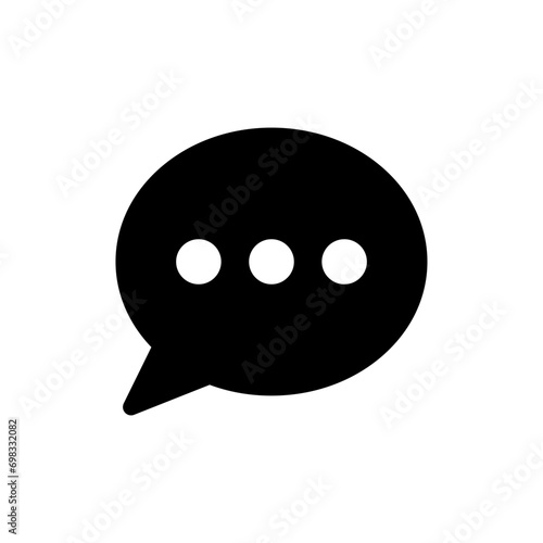 comment icon speech bubble symbol Chat message icons - talk message Bubble chat icon. online communication, Conversation, chatting icons. web vector icon