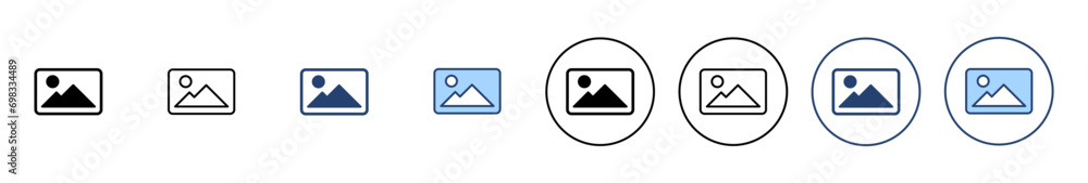 Picture icon vector. photo gallery sign and symbol. image icon Picture icon vector. photo gallery sign and symbol. image icon