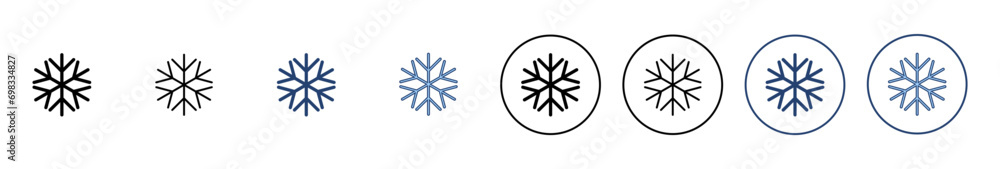 Snow icon vector. snowflake sign and symbol Snow icon vector. snowflake sign and symbol