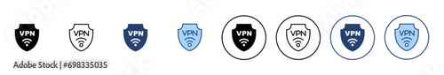 Vpn icon vector. Private network sign and symbol. virtual private network icon.