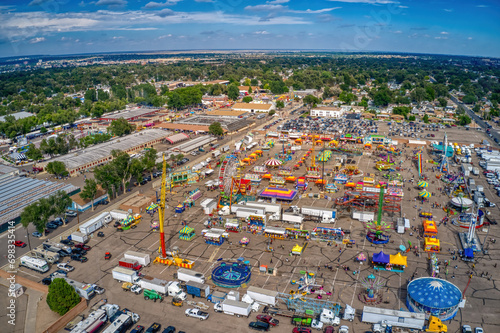 Aerial View of the Colorado State Fair in Pueblo