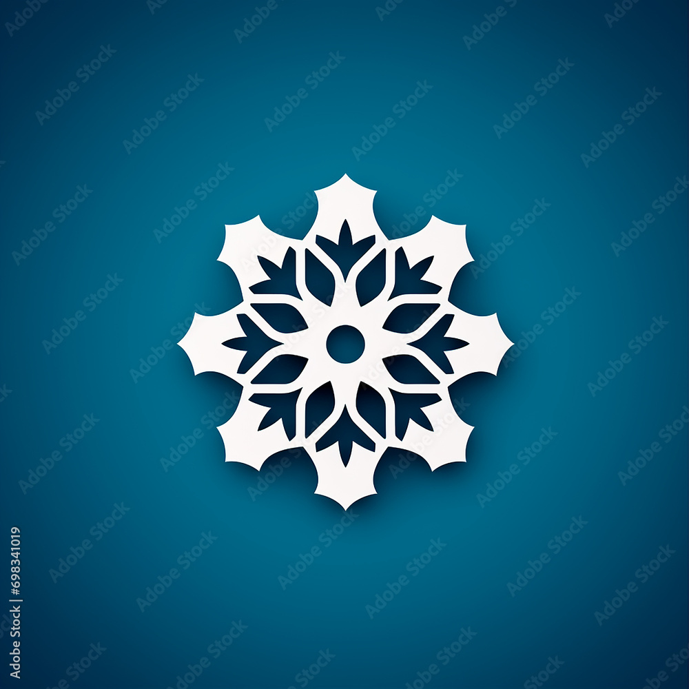 un logotipo de copo de nieve original, único y sencillo un logotipo de copo de nieve original, único y sencillo