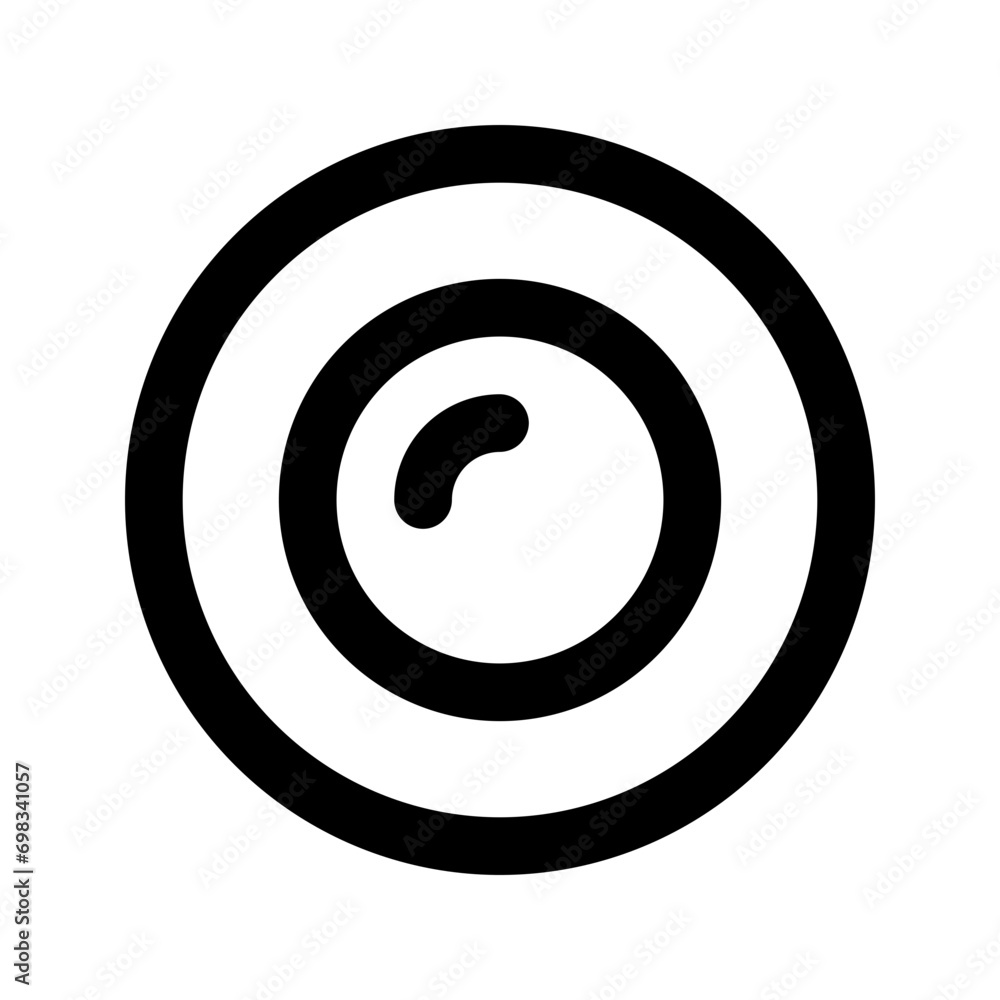 camera shutter line icon camera shutter line icon